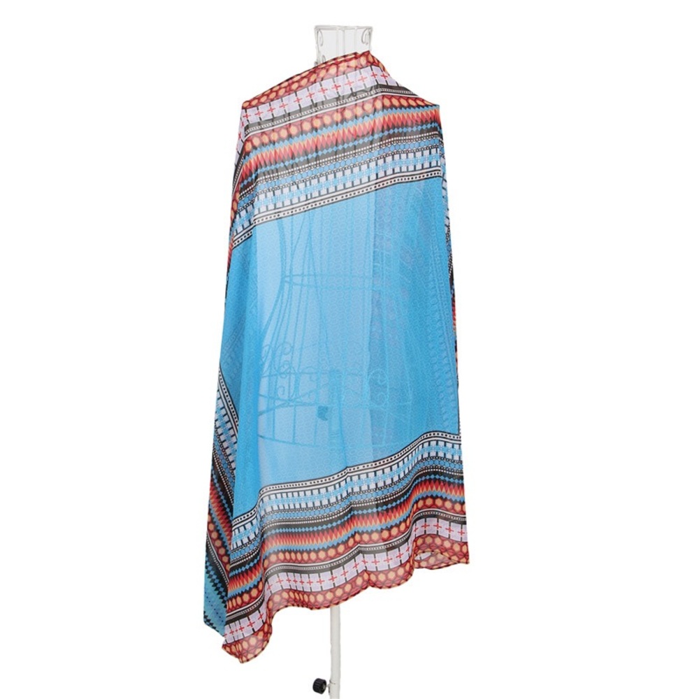 ☀️ ⬇️ Multicolor Beach Sarong Wrap - Picture 7 of 9